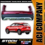 Parachoques trasero Chevrolet Groove / Completo / Con Sensores / Rojo / Hasta el 2025