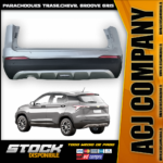 Parachoques trasero Chevrolet Groove / Completo / Con Sensores / Gris / Hasta el 2025