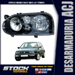 Optico Golf Mk3 LH / Vidrio / Fondo Negro