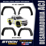 Molduras laterales Para Amarok / New amarok Kit Completo 4 Piezas