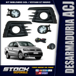 Kit Neblineros / Voyage / Gol G7 Tapas Negras