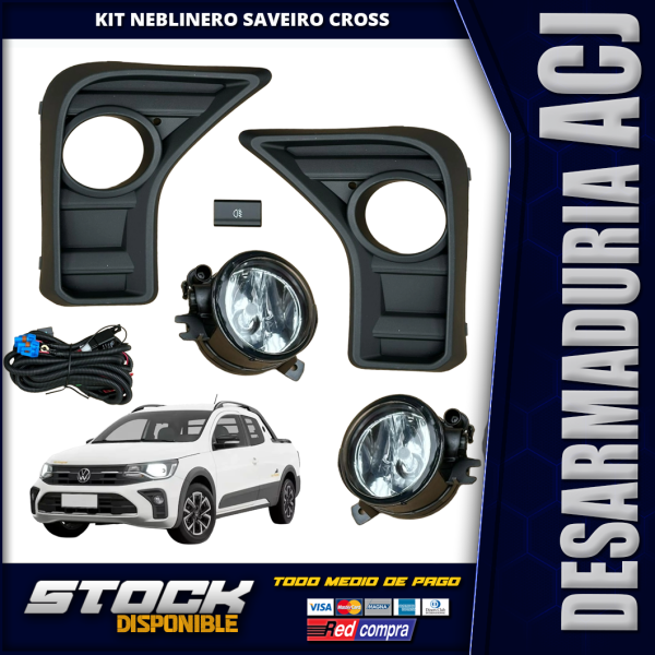 Kit Neblineros Saveiro Cross
