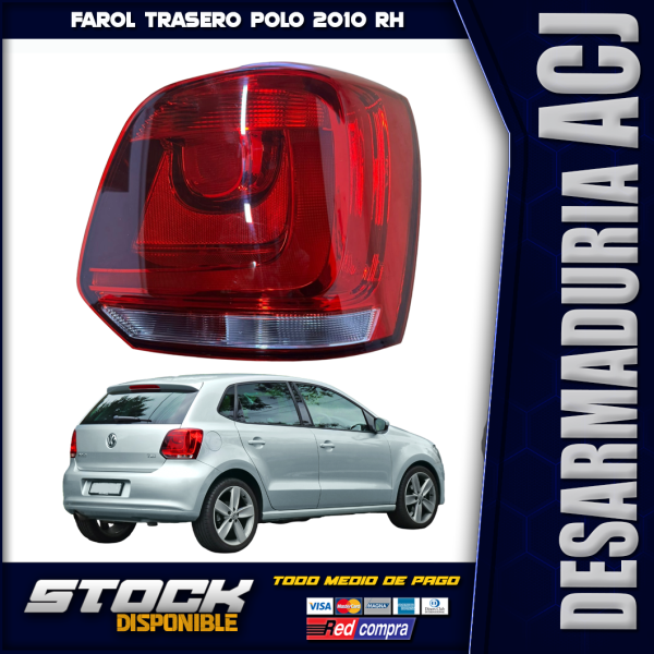 Farol Trasero polo 2010 RH