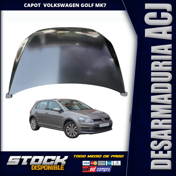 Capot Volkswagen Golf Mk7