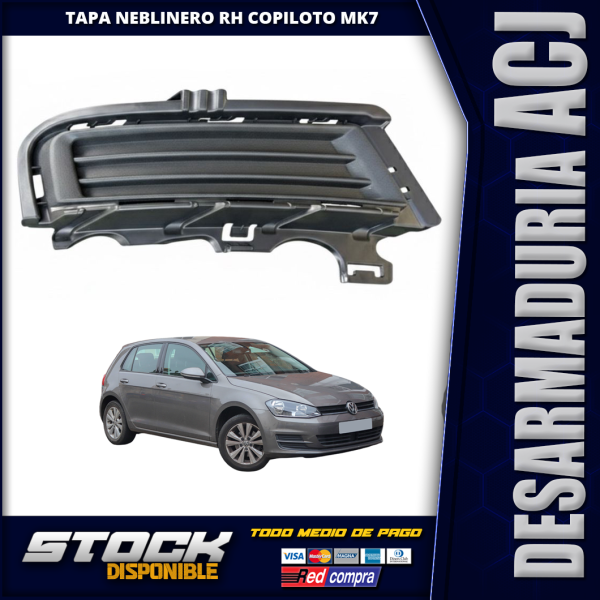 Tapa Neblinero lado RH Copiloto Mk7