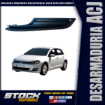Moldura O Embellecedor izquierdo Parachoque Vw Golf 2015-2018 Negro