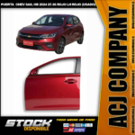 Puerta Delantera Izq Chevrolet Sail Hb 2024 2025 2026 Rojo Delantera Izquierda Rojo (Usado)