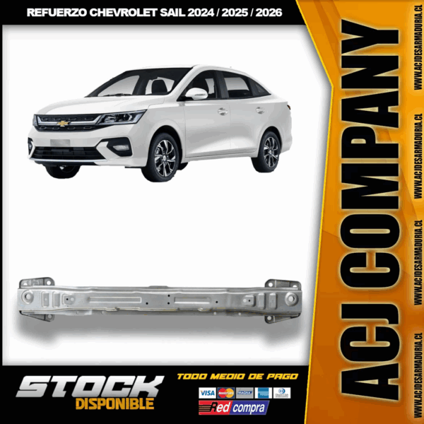 Refuerzo Chevrolet Sail 2024 / 2025 / 2026