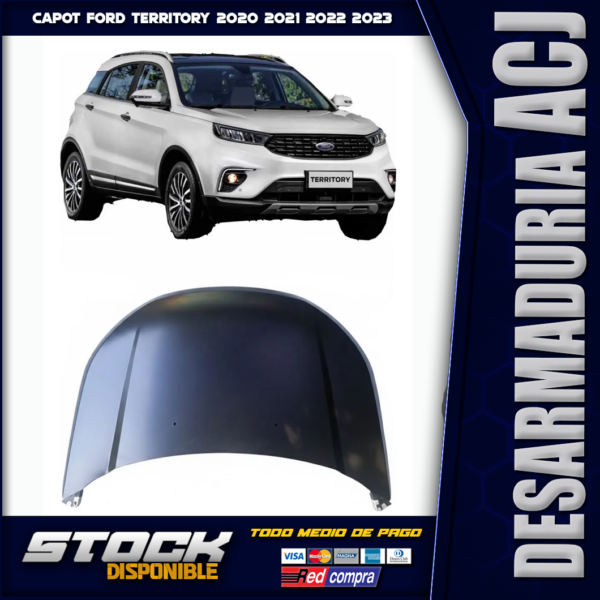 Capot Ford Territory 2020 2021 2022 2023