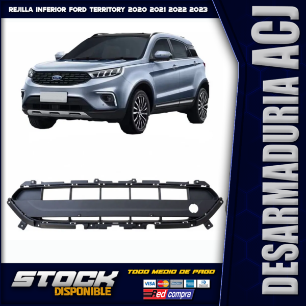 Rejilla Parrilla Inferior Ford Territory 2020 2021 2022 2023