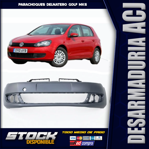 Parachoques Golf Mk6