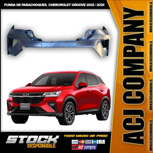 Funda de Parachoques para chevrolet Groove 2026