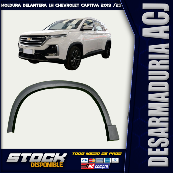 Moldura LH / Izquierda Chevrolet Captiva 2019 / 2023