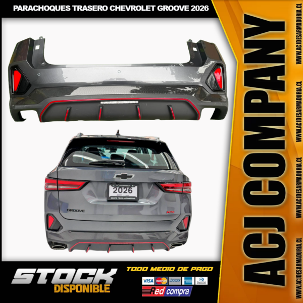 Parachoques Trasero Chevrolet Groove 2026