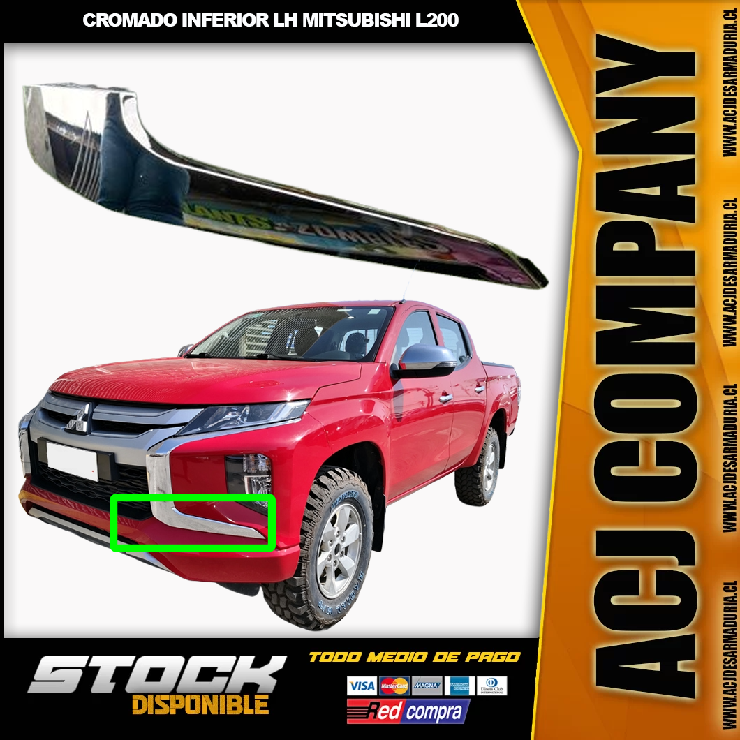 CROMADO INFERIOR L200 Cromado Inferior Lh Mitsubishi L200 - Imagen 1