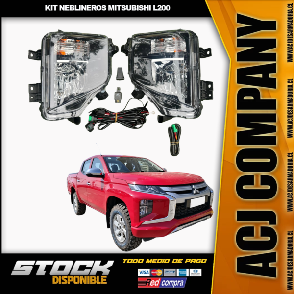 Kit Neblinero MITSUBISHI L200 Grandes