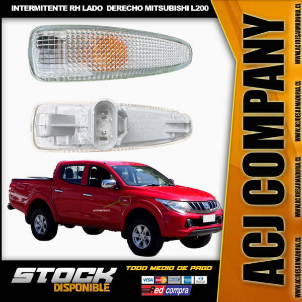Intermitente Rh lado  Derecho Mitsubishi L200