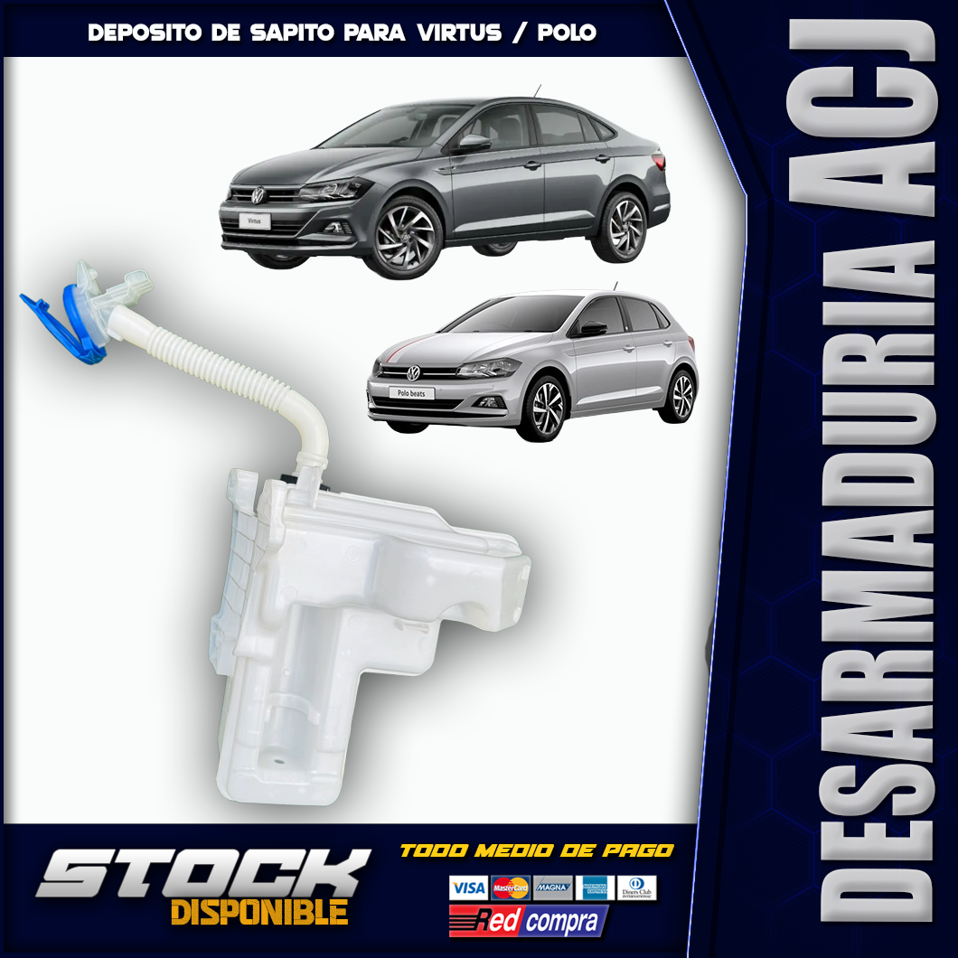 DEPOSITO Deposito de Sapito para Volkswagen polo / virtus - Imagen 1