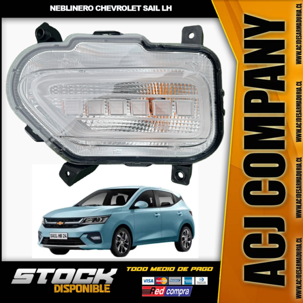 Neblinero Chevrolet Sail Lh