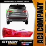 Farol Trasero chevrolet captiva LH / Izquierdo 2019 A 2023