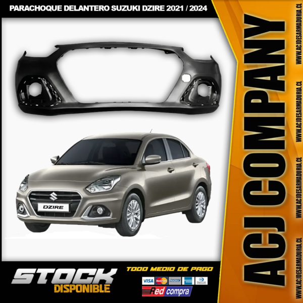 Parachoque Delantero Suzuki Dzire 2021 2022 2023 2024