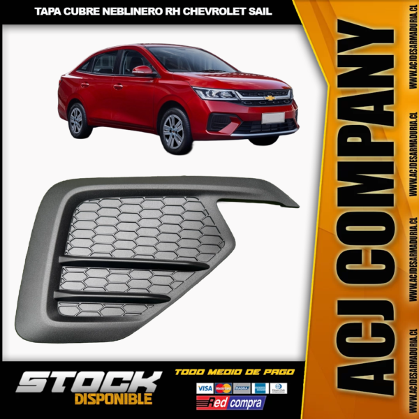 Tapa Cubre Neblinero RH Chevrolet Sail