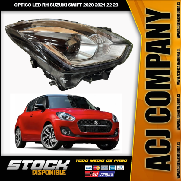 Optico Led Rh Suzuki Swift 2020 2021 22 23